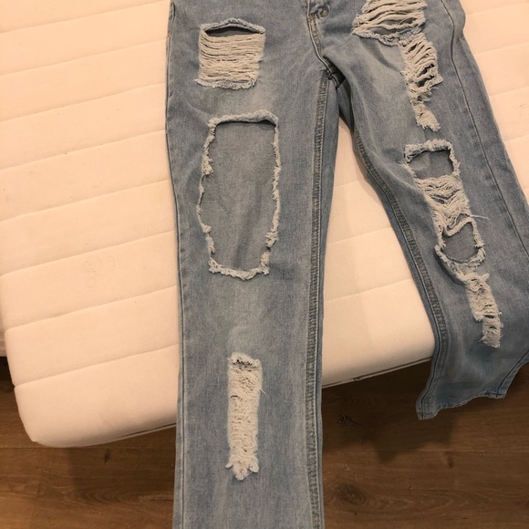 BOOHOO BLUE ripped jeans - Picture 5 of 5